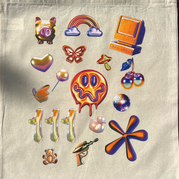 Orange Chrome tote bag - Picture 2 of 3